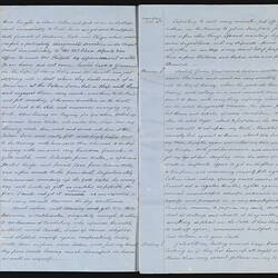 Letter - George Allen, Melbourne, 1853-1854