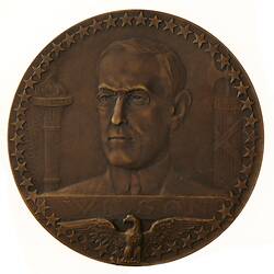 Medal - Woodrow Wilson, France, circa 1917