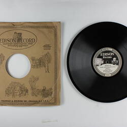 Disc Recording - Edison, Double-Sided, 'Pomp and Circumstance March' and 'War March of the Priests - Athalie', 1924-1929