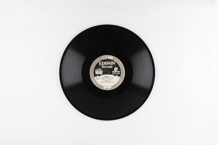 Disc Recording - Edison, Double-Sided, 'Ivory Palaces' & 'His Eye Is On TheSparrow', 1928-1929
