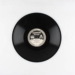Disc Recording - Edison, Double-Sided, 'Ivory Palaces' & 'His Eye Is On TheSparrow', 1928-1929