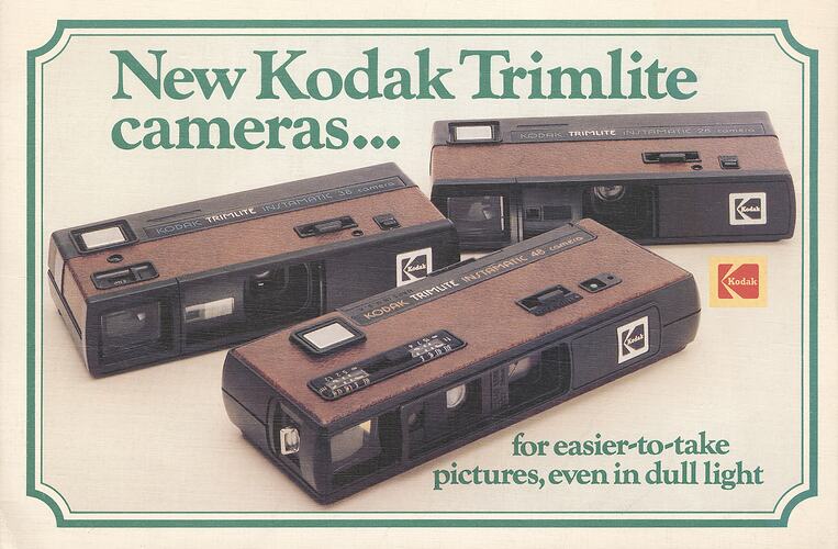 Cover page with photograph of three cameras.