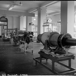 Glass Negative - Jubilee of Flight Exhibition, Museum of Applied Science of Victoria (Science Museum), Melbourne,1953