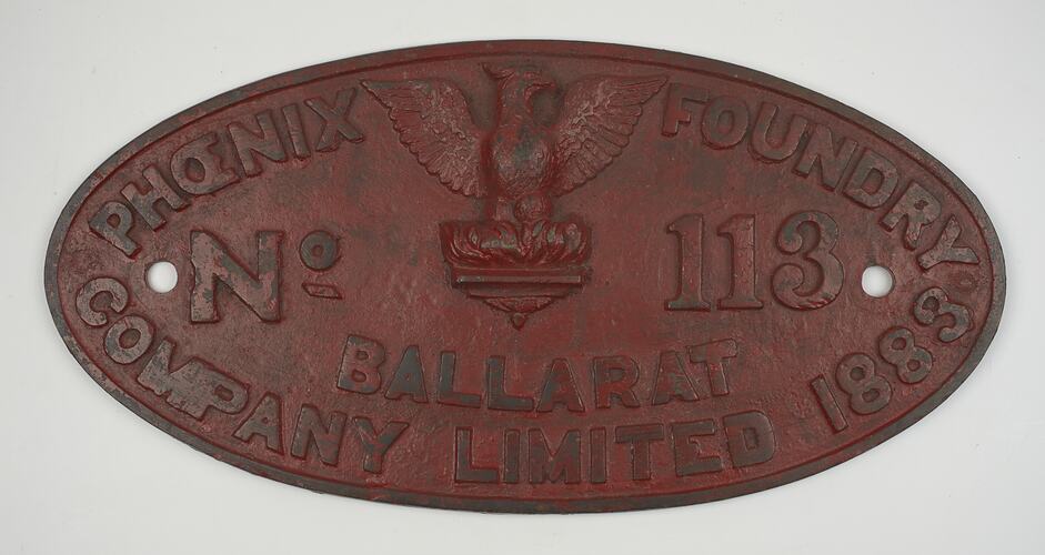 Locomotive Builders Plate