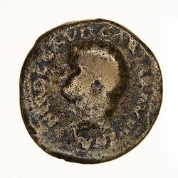 Coin - Semis, Emperor Nero, Ancient Roman Empire, 65 AD - Obverse