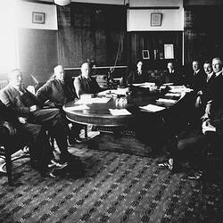 Copy Negative - Executive & Directors at Sunshine Harvester Works, Sunshine, 1926-1930