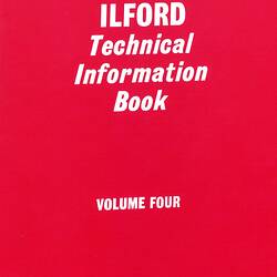 Data Book - Ilford, 'Technical Information Book', Volume Four, 1950s-1960s