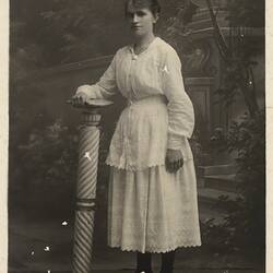 Photograph - Ellen McPhee - Wedding Portrait, England, 12 Apr 1919