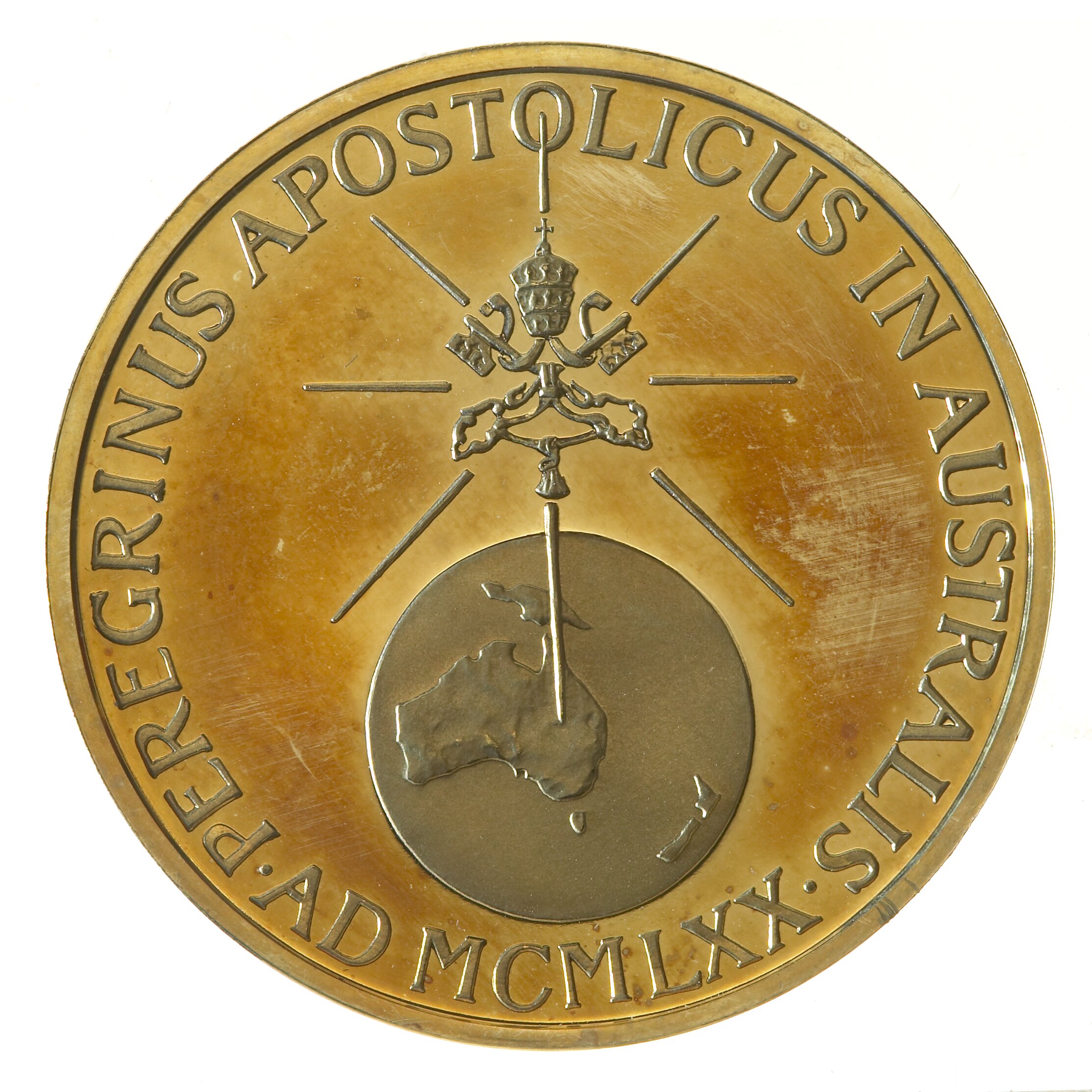 Medal - Papal Visit to Australia, Pope Paul VI, Australia, 1970