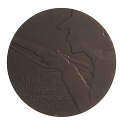 Medal - ANZAC Remembrance, Dora Ohlfsen, Australia, 1919 (AD)