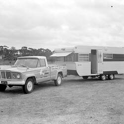 Negative - Jeep Utility & Caravan, Donaldson's Caravan Centre, 1969