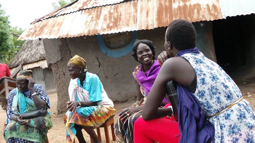 Nyadol Nyuon & Mary Jock Bukjock, Itang, Gambela, Ethiopia, circa 2000-02