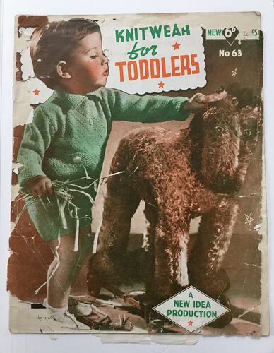 Knitting Book - Knitwear For Toddlers, Fitchett Brothers Pty Ltd, circa 1937