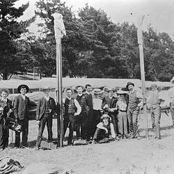 Negative - Rowing Group, circa 1920s