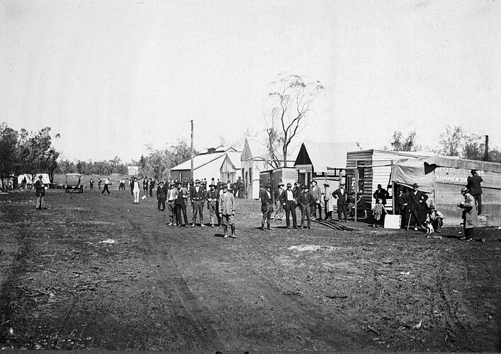 [The main street of Red Cliffs, September 1920.]