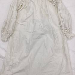 HT 57682.1, Long Shirt - Linen, Women's, Iole Crovetti Martino, Sardinia, Italy, 1950s (CULTURAL IDENTITY), Object, Registered