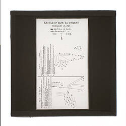 Lantern Slide - Battle of Cape St. Vincent, 1797
