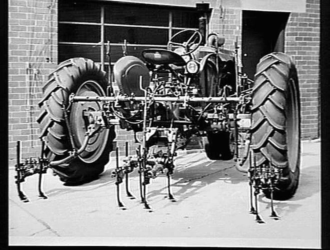 252 AND 282 CULTIVATOR AND 744 D TRACTOR: APR 1954