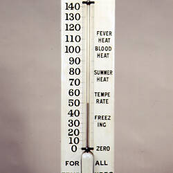 Sign - 'Stephens Inks', Thermometer, Metal & Enamel, 1920s