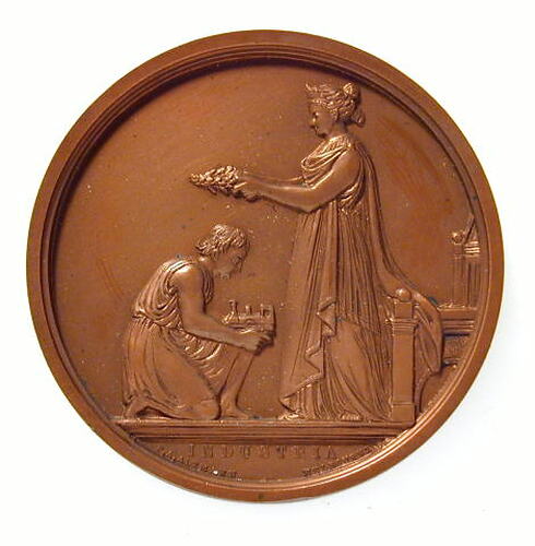 [NU 35472] Medal - Australian Juvenile Industrial Exhibition, Ballarat, Australia, 1878 (AD) (MEDALS)