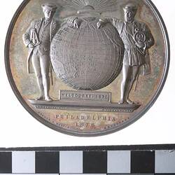 Medal - Victorian Intercolonial & Philadelphia Centennial Exhibitions, Victoria, Australia, 1875-1876