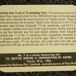 Card with black printed text.