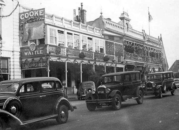 Photograph - Street Scene, Ballarat, 1938