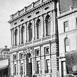 Negative - Bank of Victoria, Melbourne, Victoria, circa 1875