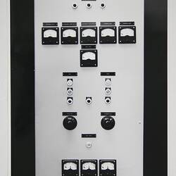 Photograph - Electrical Gauge Panels, Westinghouse AC Network Analyser