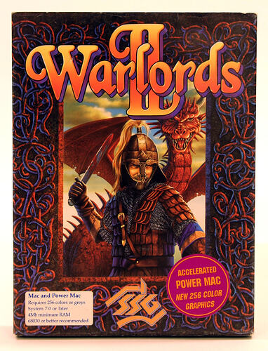 Computer Game - Warlords II, Apple Software