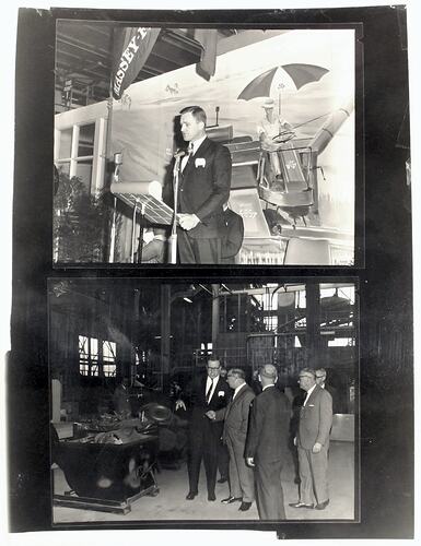 Photograph - Proof Sheet of Official Opening of the Sunshine Foundry by Premier Bolte, 16 Nov 1967