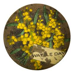 Badge - 'Wattle Day', Australia, circa 1914