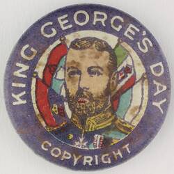 Badge - 'King George's Day', World War I, 2 Jun 1916
