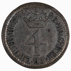 Coin - Groat, George I, England, Great Britain, 1723 (Reverse)