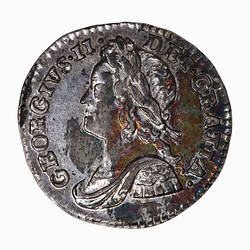 Coin - 1 Penny, George II, England, Great Britain, 1746 (Obverse)
