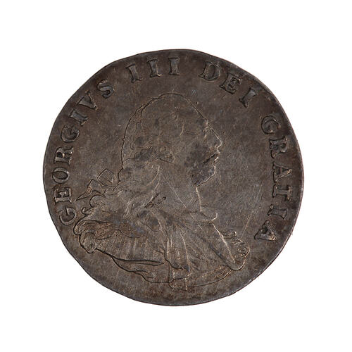 Coin - Twopence, George III, Great Britain, 1792 (Obverse)