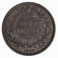 Coin - Shilling, William IV, Great Britain, 1835 (Reverse)