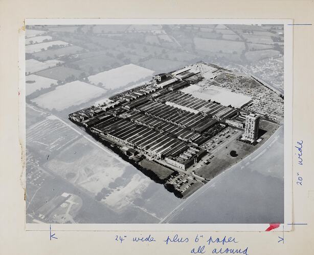 Photograph - Massey Ferguson, Factory Site, Banner Lane, Coventry, England, circa 1961