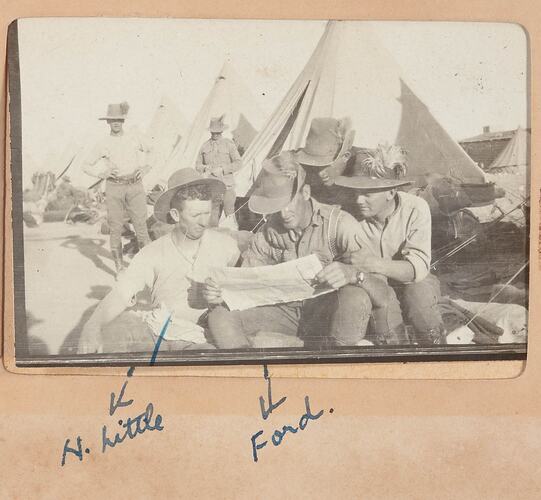 MM 107507, Photograph - N. Little & Ford, Egypt, Trooper G.S. Millar, World War I, 1914-1915