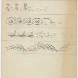 Cake Tracing Designs - 'Borders', Cake Decorating, Karl Muffler, 1930s-1950s