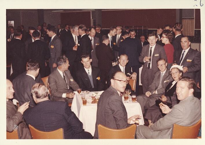 Photograph - Kodak Australasia Pty Ltd, Seated Group at the Reception of the Official Opening of the Kodak Factory, Coburg, 1961