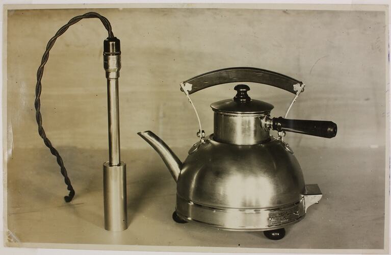 Photograph - Hecla Electrics Pty Ltd, 'Special Kettle and Food Warmer', and 'Immersion Heater', South Yarra, 1930s