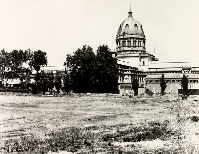 Photograph - Exhibition Building from North, Melbourne, circa 1947