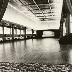 Photograph - Interior of Royale Ballroom, Exhibition Building, Melbourne, 1975