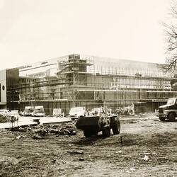 Photograph - Construction of Centennial Hall, Royal Exhibition Building, Melbourne, 1980