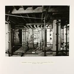 Photograph - Programme '84, Main Service Tunnel, Great Hall, Basement, Royal Exhibition Buildings, 14 Dec 1984