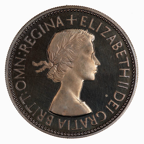 Proof Coin - Florin, Elizabeth II, Great Britain, 1953 (Obverse)