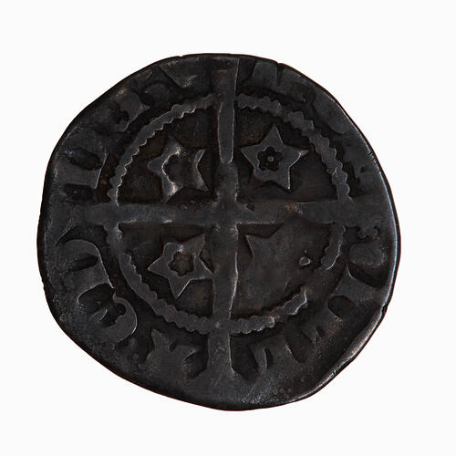 Coin - Penny, David II, Scotland, 1357-1367 AD (Reverse)