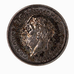 Coin - Threepence (Maundy), George V, Great Britain, 1932 (Obverse)