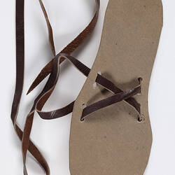 Sandal Sample - Miniature, 1930s - 1970s
